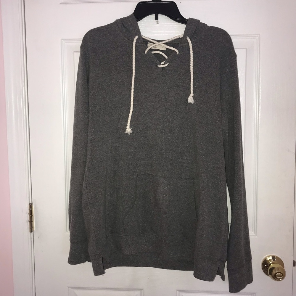 Gray ocean drive sweatshirt